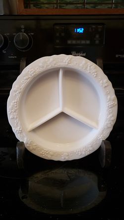 Imperial Milk Glass Divided Dish