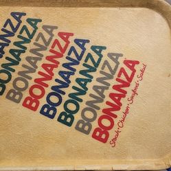Bonanza Restaurant Tray 