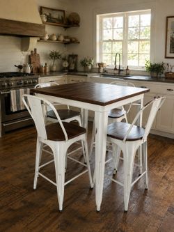 Tall bistro table and chairs