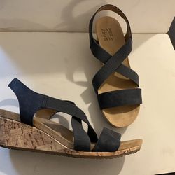 Naturalizer Strap Low Wedge Shoes