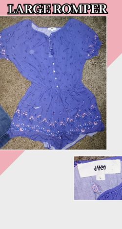 Large romper short sets