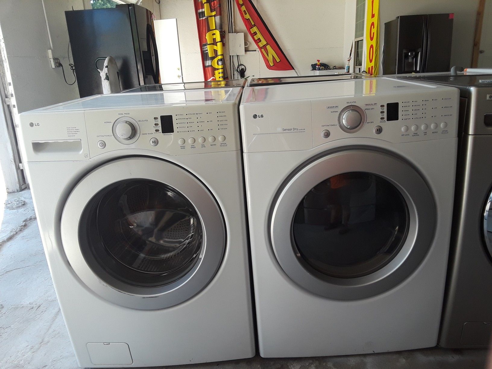 LG Washer And Electric Dryer