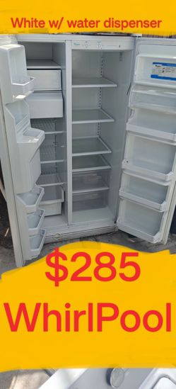 $285 side x side fridge refrigerator / Water heater boiler stackable stove washer dryer