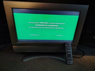 Sharp liquid crystal dvd tv with remote