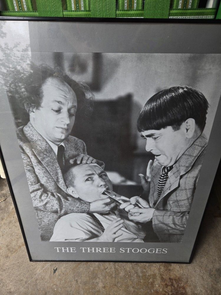 Framed Photo Of The 3 Stooges