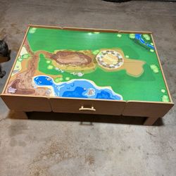 Thomas The Tank Engine and Lego Top table 