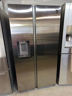 Samsung stainless steel refrigerator-60 DAY WARRANTY 📍1008 US 92 SEFFNER FL 33584📍
