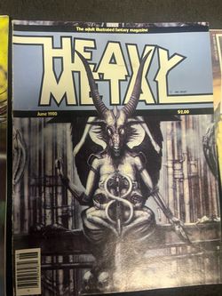 Vintage Heavy Metal Magazine Lot (1978 & 1980) - H.R. Giger Cover Included