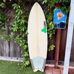 5’10 Channel Islands High 5 Fish Surfboard Surf Board (not Twin Fin Lost Firewire Machado JS Pyzel Rnf 96 Retro Average Joe Bobby Quad)