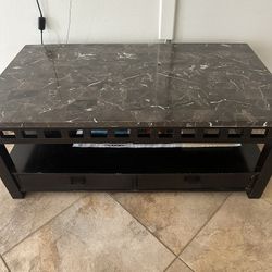 Coffee Table-Marble Top