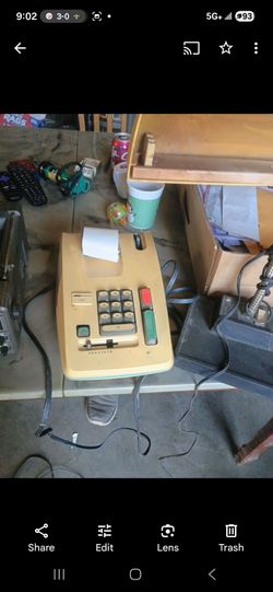 Vintage Electric Adding Machine Calculator