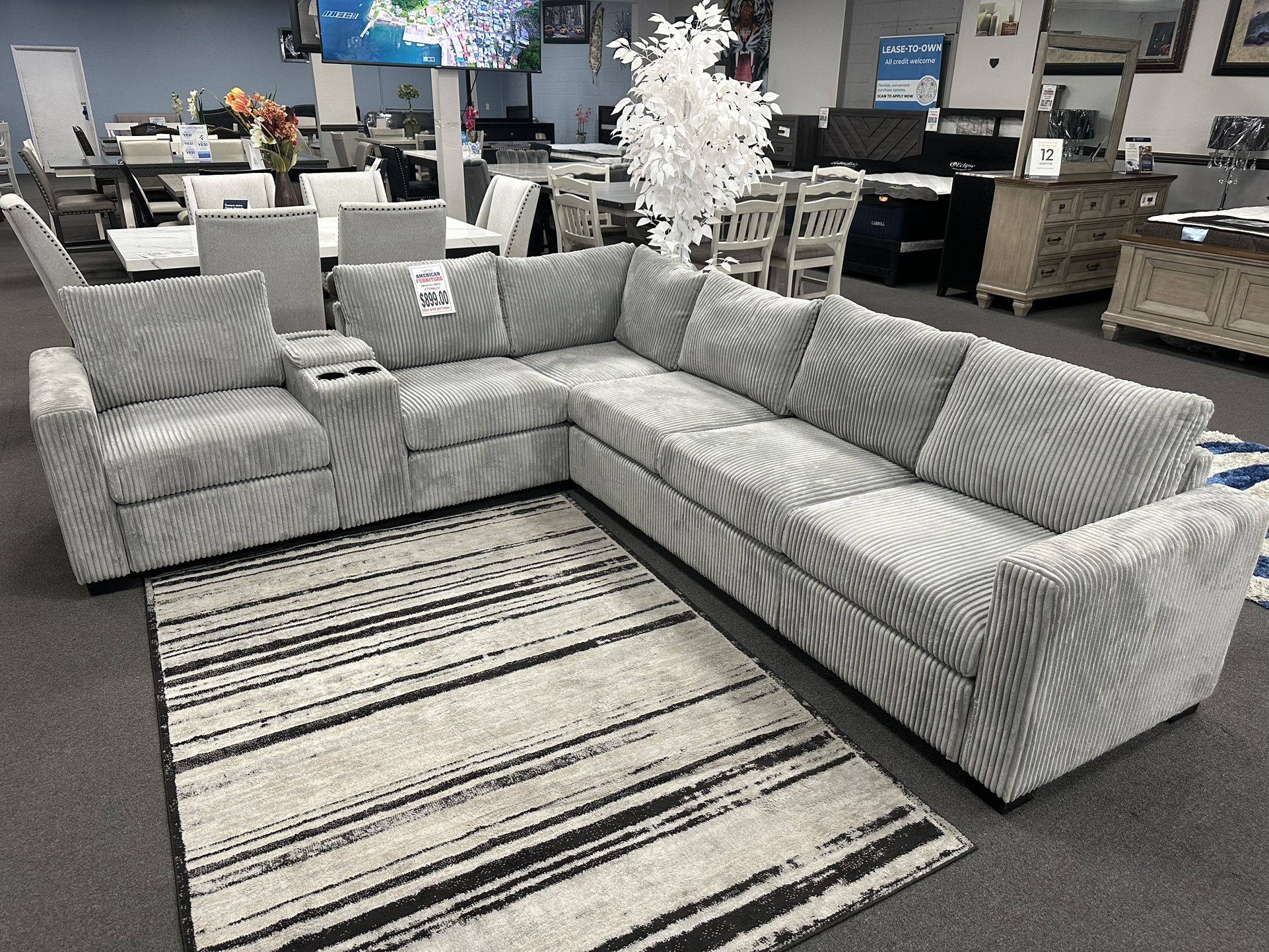 Gray Sofa Sectional
