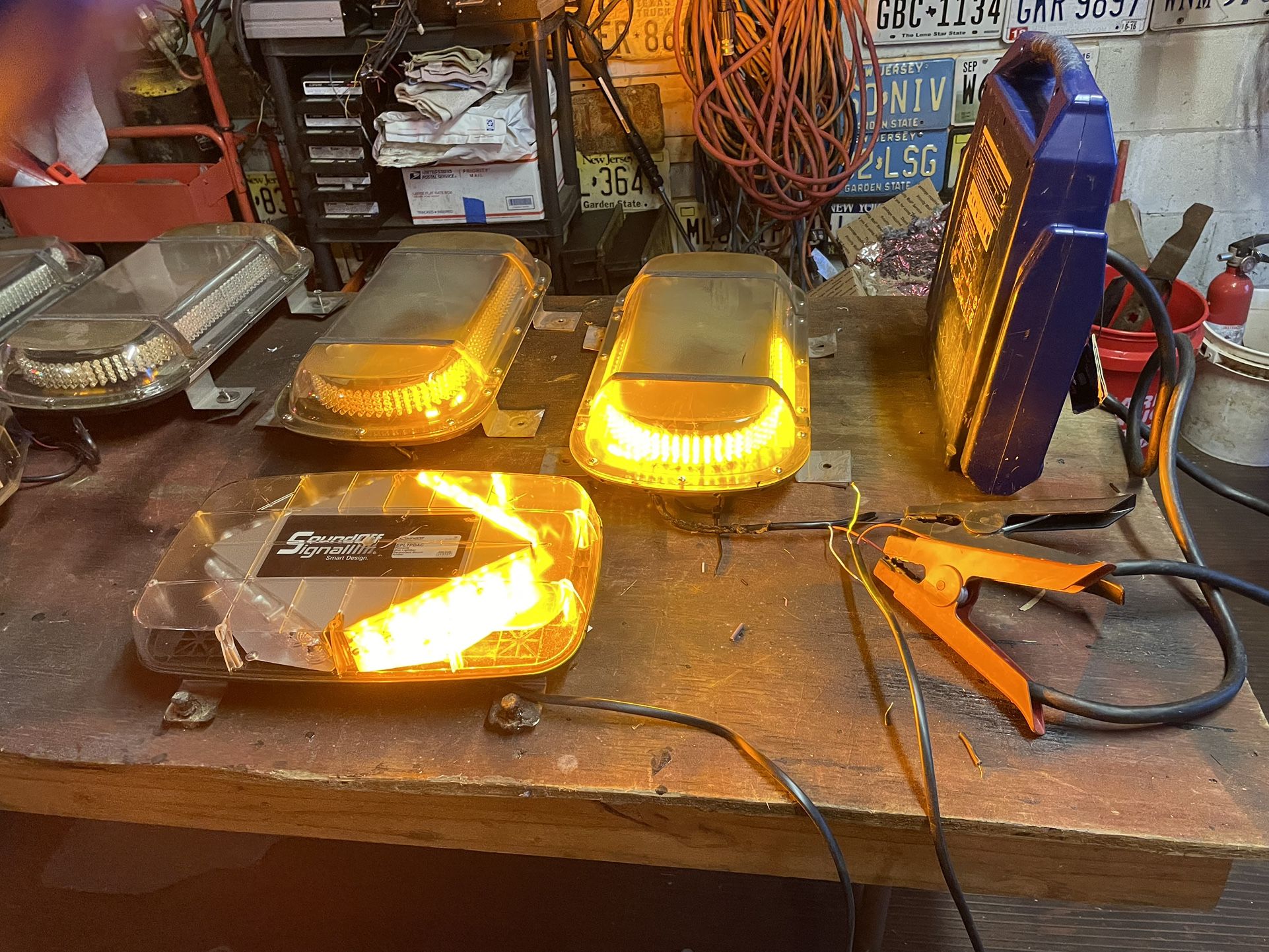 Mini Amber Light Bars All Made In America