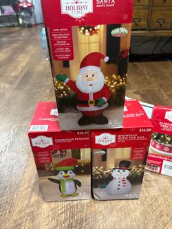 Chrismas inflatables  and Chrismas tree collar