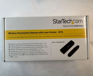 **GENUINE - NEW - SEALED** StarTech Wireless Presentation Remote with Laser Pointer - 90ft