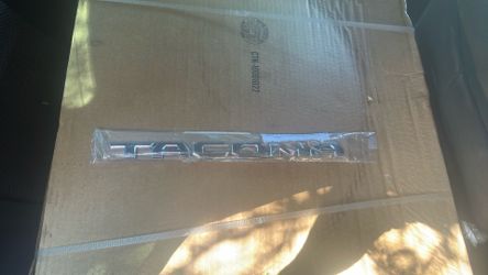 Letras Para Una Toyota Tacoma Para Cualquier Año 