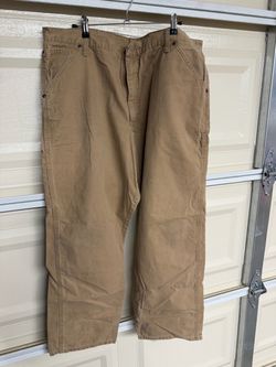 Tan Canvas wrangler Work Pants men