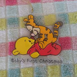 Disney Winnie the Pooh "Baby's First Christmas" ornament
