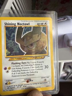 Pokemon cards shining Noctowl