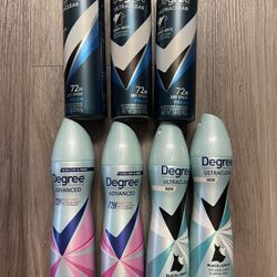 Degree Deodorant Sprays