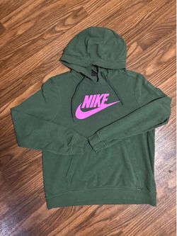 Nike Single Swoosh Full Spell Out Woman’s Hoodie Sweatshirt * Medium