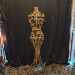 Vintage Wicker Mannequin 