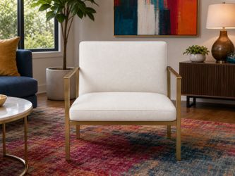 Joybird Orla Accent Chair (Leuven Snow)