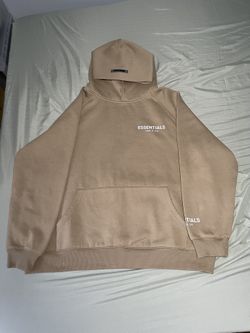 Fear of god hoodie tan