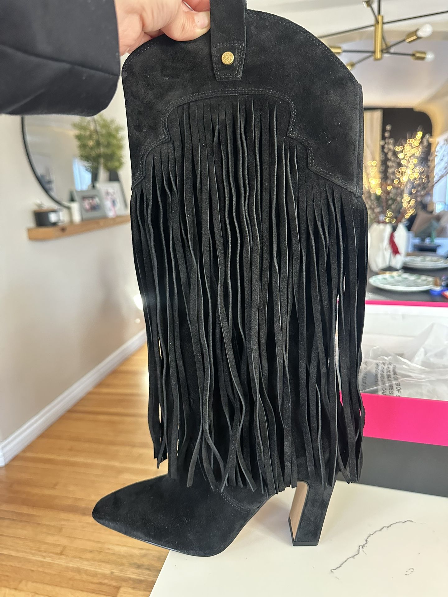 Fringe Cowboy Boots