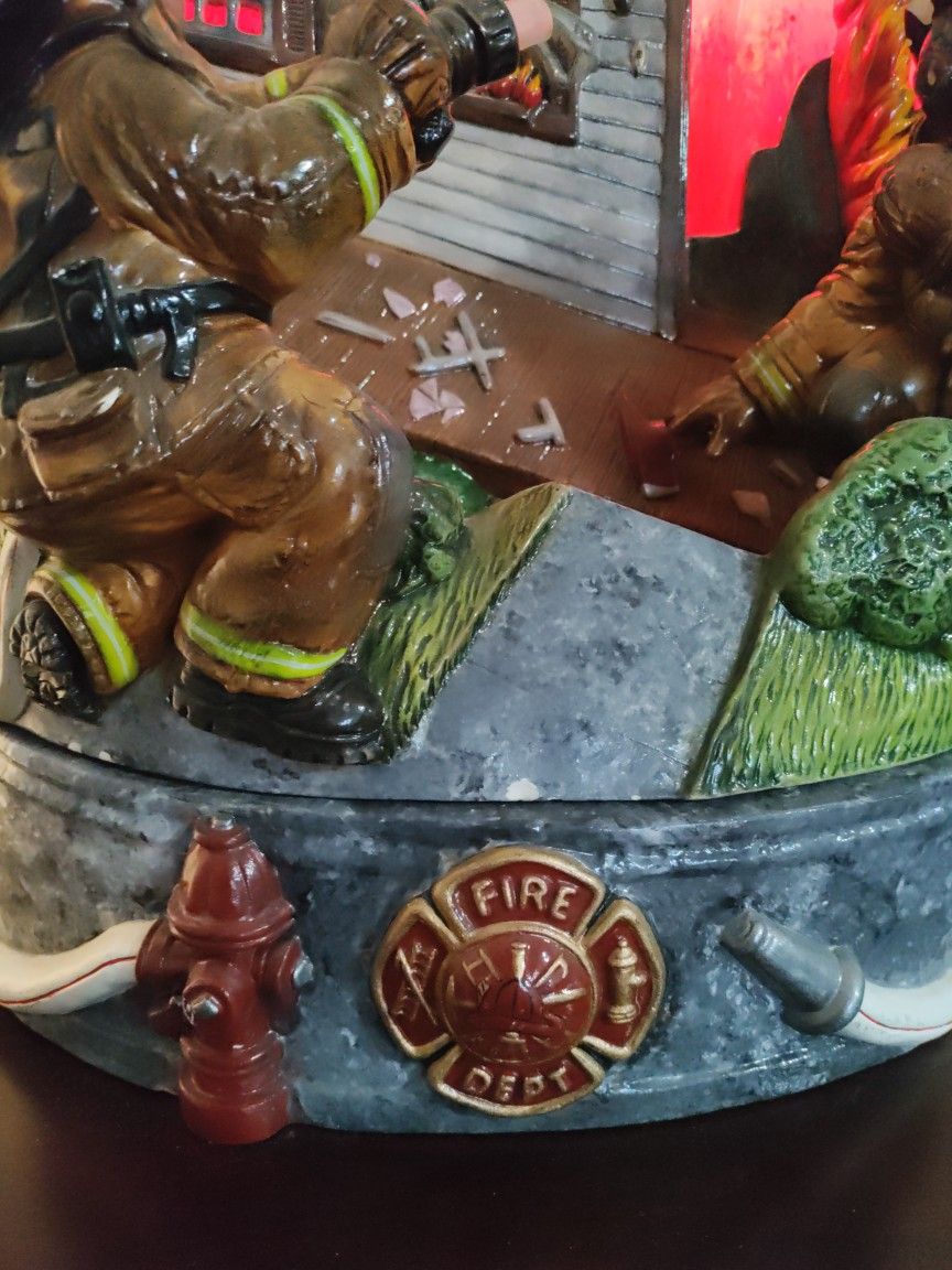 Firefighter Water Fountain