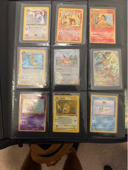 Pokémon card collection vintage and new