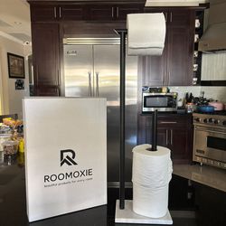 Modern Black Toilet Paper Holder Stand (3-Roll Storage) – Brand  New