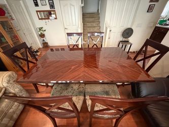 7-Piece Designed and Built by Pietro Costantini for Ello Postmodern Macassar Ebony Dining Set With Premium Italian Upholstery
