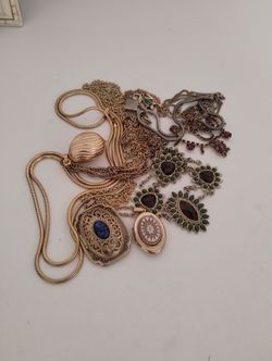 Assorted Necklace Jewelry Lot 