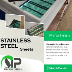 Special Discount! Stainless Steel Sheets & Tubes - From 5 Pieces 
