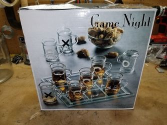 Tic tac toe drinking game