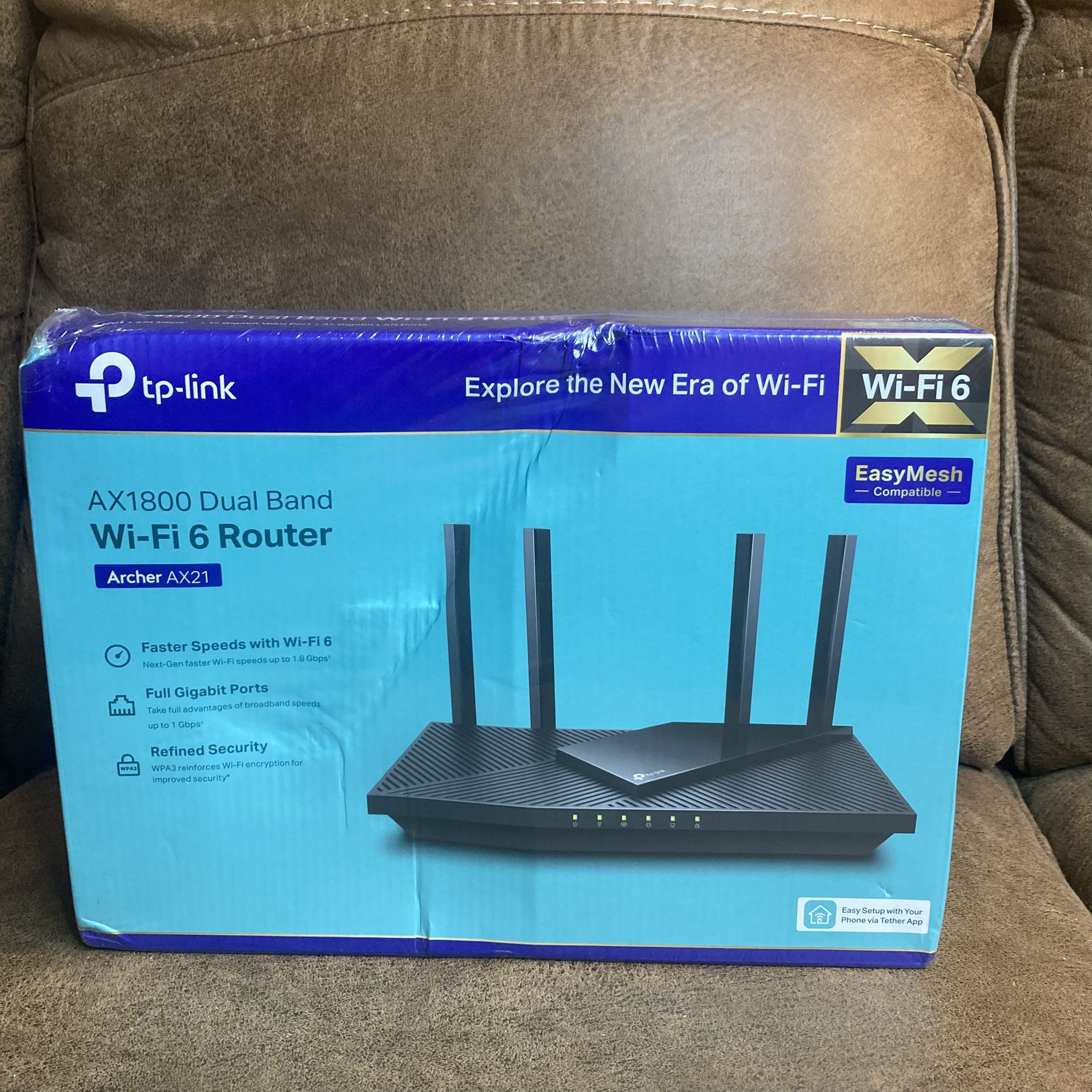 TP-LINK AX1800 WiFi 6 Router V4.6 Archer AX21 Dual Band Wireless