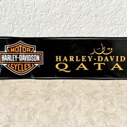 Harley - Davidson  “QATAR” Bumper Sticker