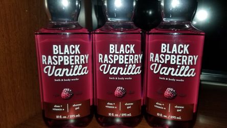 Bath & Body Works Black Raspberry Vanilla Shower Gel 10 oz. (1 for $13.50/2 for $26/All 3 for $36 (12 each)