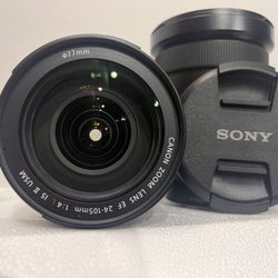 Sony G Master Lens And Canon 24-105 Mm Lens $3400 OBO