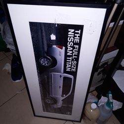 Nissan Titan framed picture