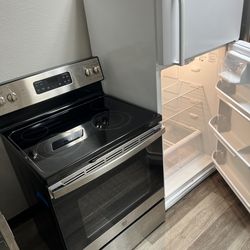Like new stainless stove deals