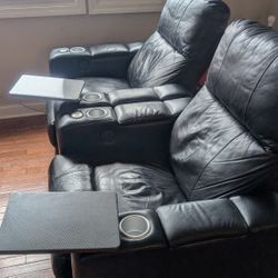 Leather Chairs Electric Recliner 