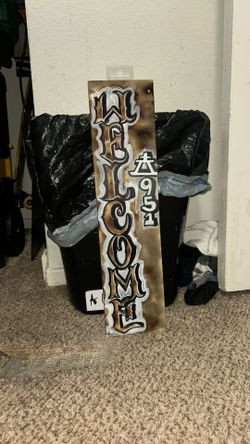Welcome Sign Handmade