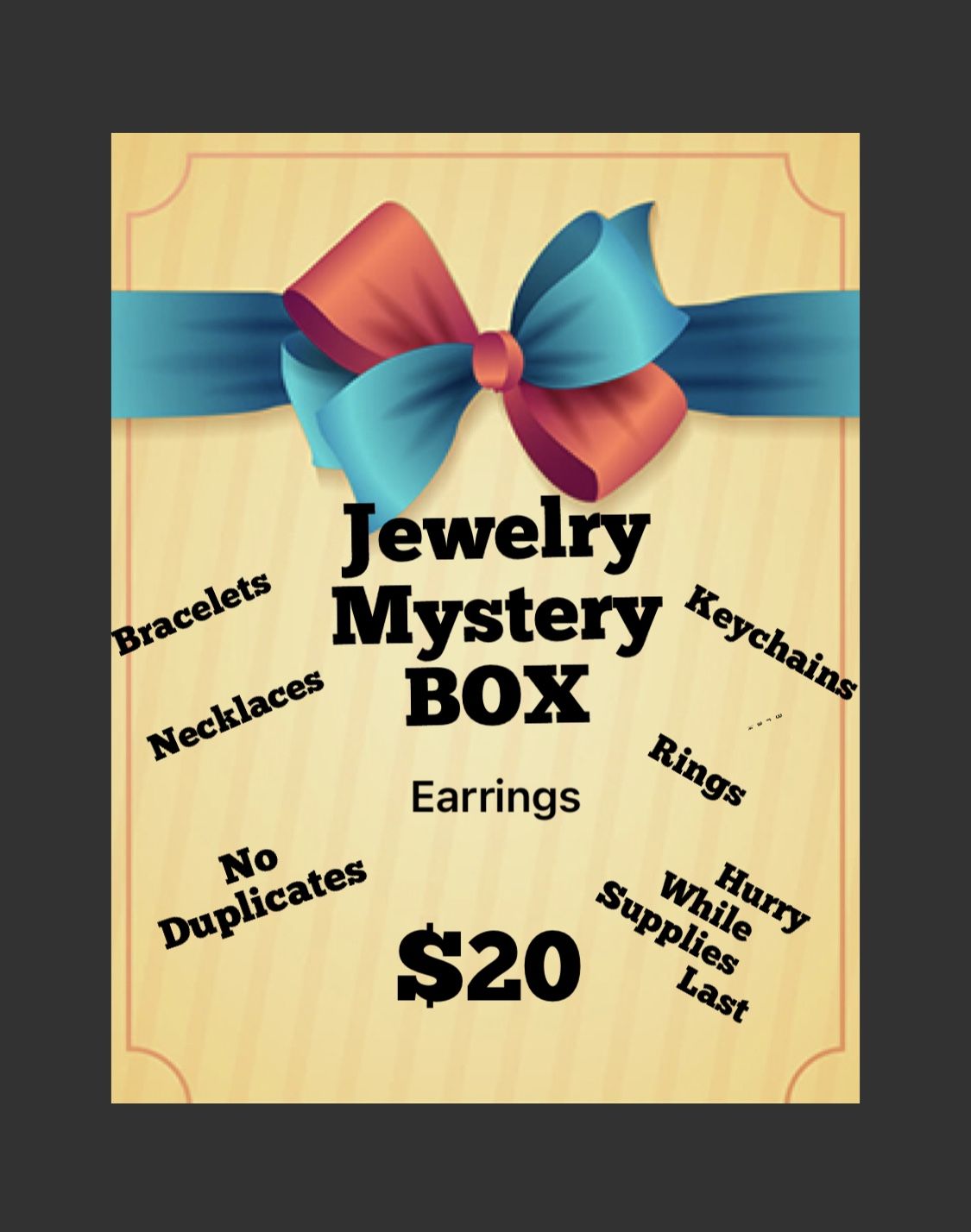JEWELRY MYSTERY BOX ( 7 Pieces Or More)