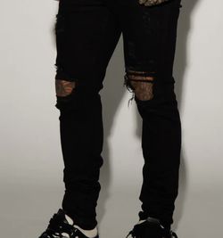 Mnml designer Black Jeans Regular Fit