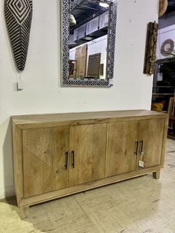 Mid Century Modern Wood Sideboard