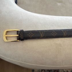 Louis Vuitton Ceinture Ellipse Monogram Canvas Belt