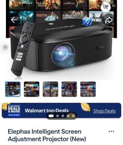 Elephas intelligent smart projector with Screen