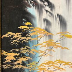 Hand Painted Japanese Silk Painting From Japan